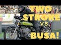 Most Amazing Kawasaki H1 500 Two Stroke Challenges Hayabusa