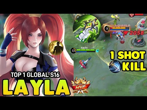 Layla's LETHAL Long-Range Domination! 🔥 Best Build & Insane Damage – MLBB