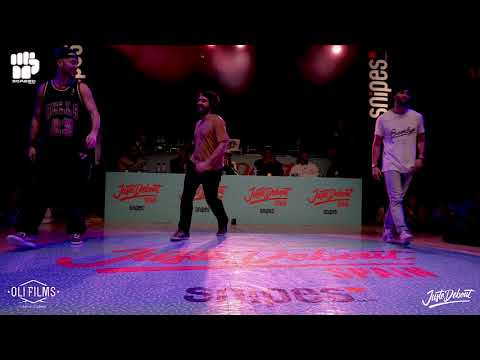 Inés & Loic vs  Seb & Adrien TOP 8 Locking Juste Debout Spain 2018 | OLIFILMS