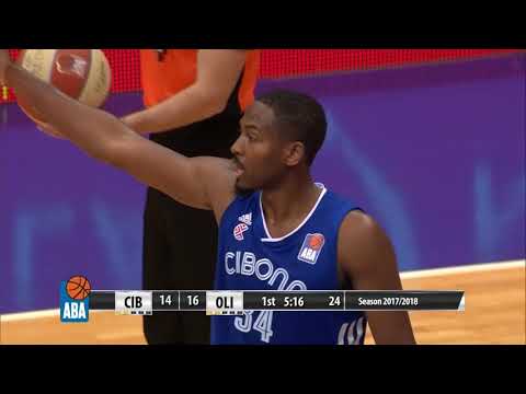 ABA Liga 2017/18, Round 2 match: Cibona - Petrol Olimpija (5.10.2017)