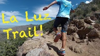Sage Canaday runs La Luz trail