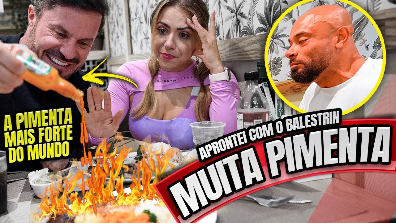 CARIANI SABOTOU O ALMOÇO DO BALESTRIN - PIMENTA MAIS FORTE DO MUNDO