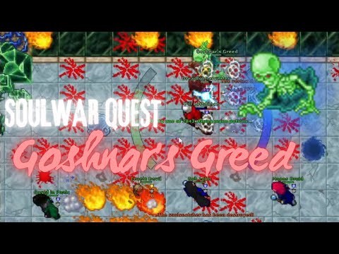 TIBIA EK 1100 - SOULWAR QUEST SERVICE - GOSHNAR`S GREED