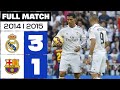 Real Madrid vs FC Barcelona (3-1) 2014/2015 PARTIDO COMPLETO