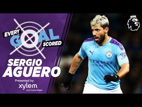 SERGIO AGUERO | RAINING GOALS | EVERY PREMIER LEAGUE GOAL SCORED | MAN CITY