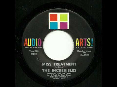 The Incredible Featuring: Cal Waymon - Miss Treatment (Audio Arts)