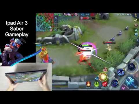 Mobile Legends on iPad Air 3 | Saber Gameplay