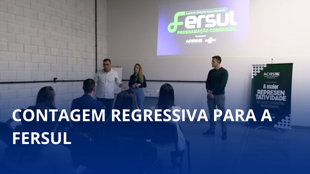 🎤 Contagem regressiva: Fersul revela atrações do congresso empresarial
