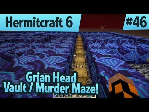 Murder Maze Vault for the Grian Head Hunt! — Hermitcraft 6 ep 46