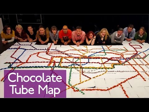 Transit Maps: Video: A Tube Map Made of Chocolates!