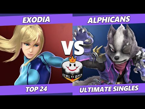 GOML NA Open CA West SSBU - Exodia (ZSS) Vs. Alphicans (Wolf) Ultimate Top 24