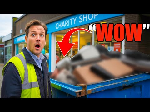 UNBELIEVABLE, DUMPSTER DIVING CHARITY SHOP FINDS WORTH £££😲