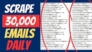How To SCRAPE EMAILS Using Google - Build Your Email List For Free 2023