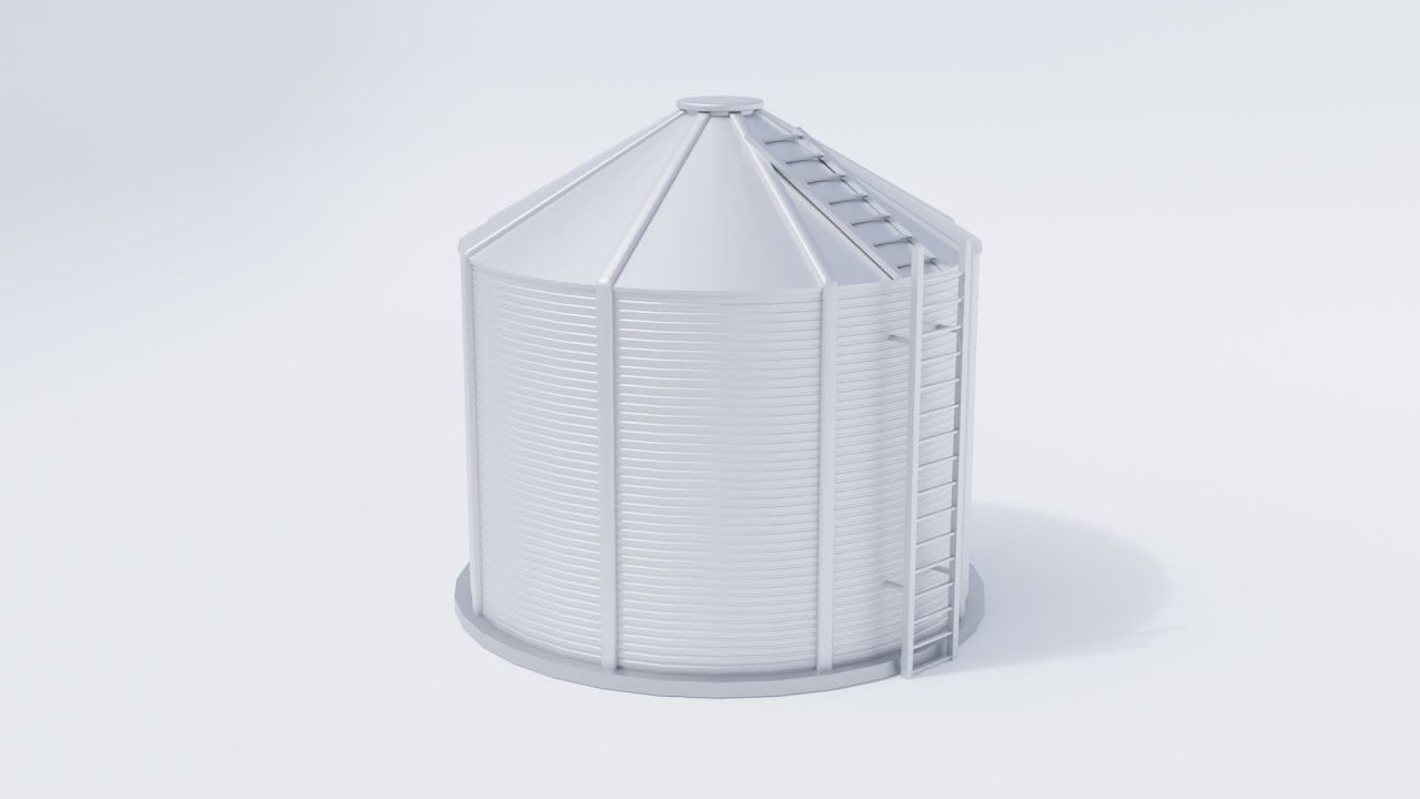 Caixa de gr&atilde;os Modelo 3D