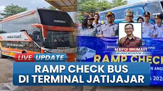 Terminal Jatijajar Depok Perketat Ramp Check Bus Jelang Lebaran, Cek Armada hingga Kesehatan Sopir