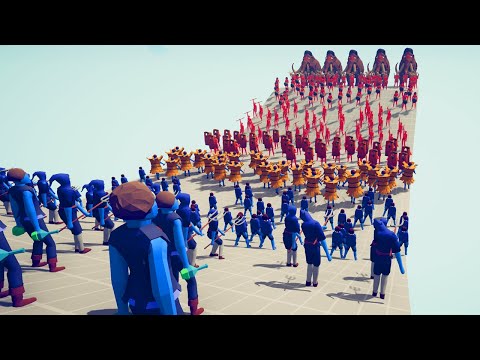 TRIBAL FACTION VS FARMERS FACTION - TOTALLY ACCURATE BATTLE SIMULATOR