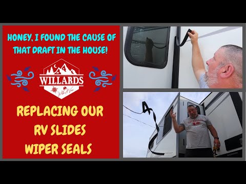 RV slide out wiper seal replacement