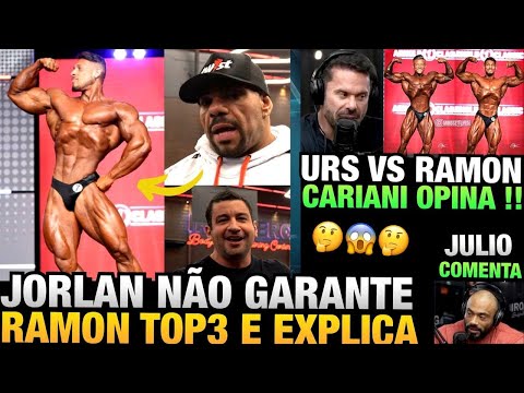 JORLAN NÃO GARANTE RAMON NO TOP 3 OLYMPIA E EXPLICA - CARIANI FALA SOBRE RAMON VS URS ESTE ANO