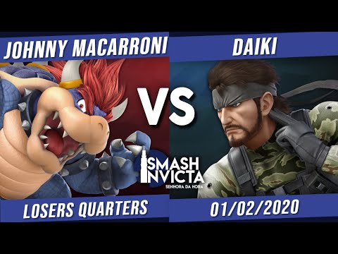 Smash Na Invicta #32 - TA | Johnny Macarroni (Bowser) vs Daiki (Snake) - SSBU Losers Quarters