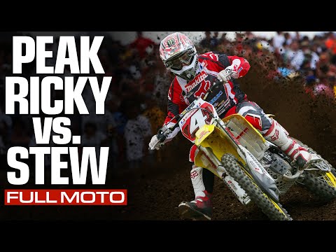 FULL MOTO. Ricky Carmichael Duels James Stewart for Milestone Victory | 2007 Budds Creek 450 Moto 2