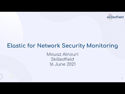 Elastic for network security monitoring