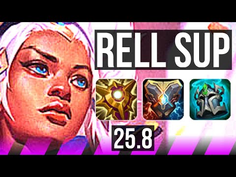 RELL & Jhin vs MAOKAI & Varus (SUP) | 17k DMG | EUW Master | 25.8