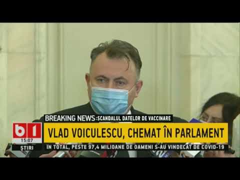 STIRI B1 ORA 15.00 DIN 16 MARTIE 2021 - VOICULESCU, ASTEPTAT SA DEA EXPLICATII IN PARLAMENT