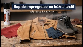 Rapide Impregnace na kůži a textil