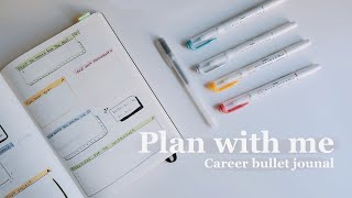 Plan With Me // Bullet Journal Setup For Work 💼