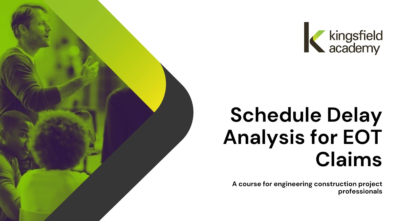Schedule Delay Analysis for EOT Claims Elearning