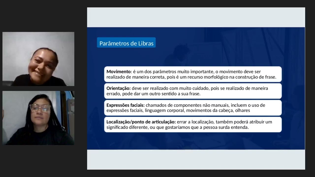 OFICINA DE LIBRAS  2º dia   05 11 2024