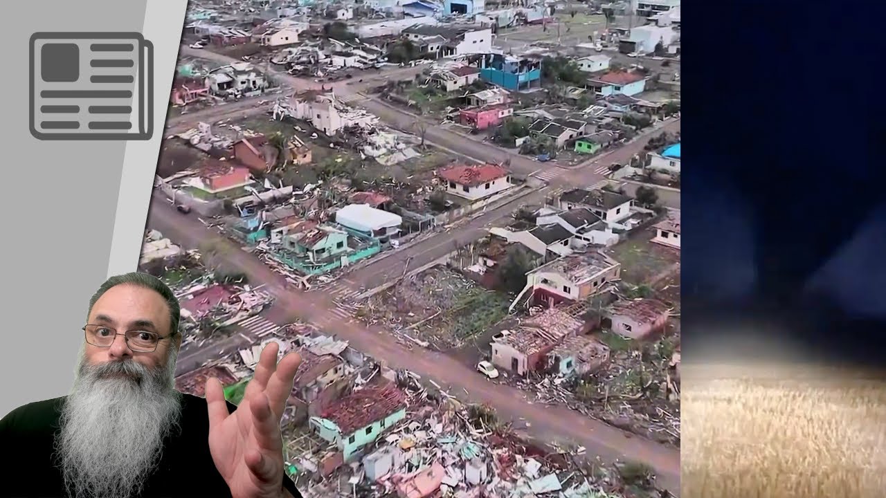 TORNADO DESTROI CIDADE no PARANÁ: 60% das CASAS DESTRUIDAS e TEMPESTADE vem para SÃO PAULO e RIO