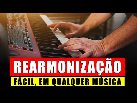 Faça a REARMONIZAÇÃO de qualquer música no TECLADO aplicando isso!