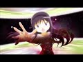 Madoka Says Bye In Japanese But Homura Screams In ENGLISH