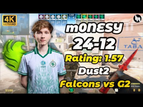 m0NESY (24-12) Falcons vs G2 (Dust2) | StarLadder Budapest Major 2025 #cs2 #m0nesy