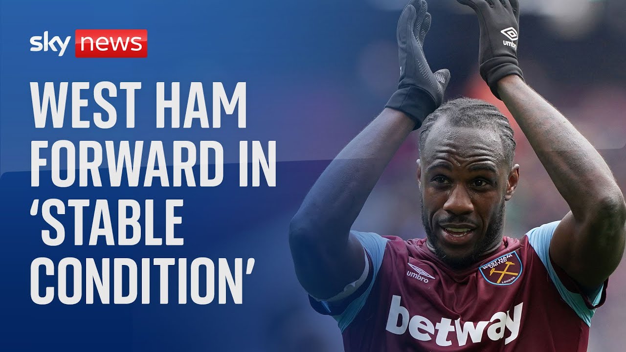 West Ham striker Michail Antonio 'in stable condition' after car crash