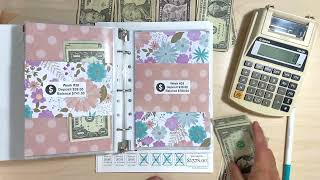 Saving Money by Cash Stuffing Weekly Paycheck - September Wk #4 - TracEy Monster Savings on Etsy