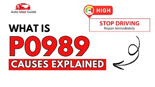 OBD Code p0989 Guide to Repair