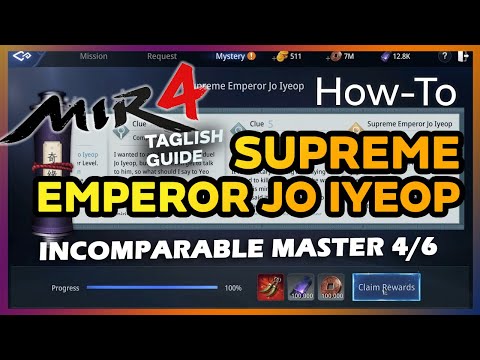 Incomparable Master Supreme Emperor Jo Iyeop Tagalog Tutorial 4K