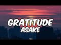 Asake-Gratitude (lyrics)