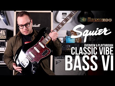Squier Bass VI 2025 - Black image 8