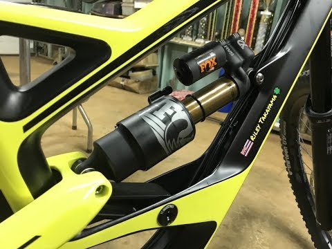 How to install a Fox Float Factory X2 Rear Shock on a 2017 YT Capra CF (Build Part 2)