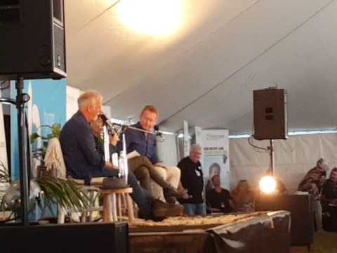 Richard Roxburgh and Writer Andrew Knight in panel