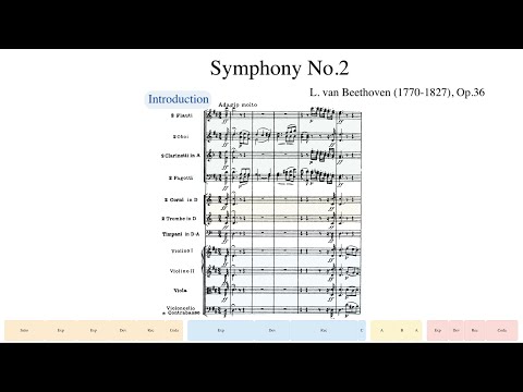 Beethoven, Symphony No.2, Op.36 (Kurt Masur + Gewandhausorchester Leipzig)