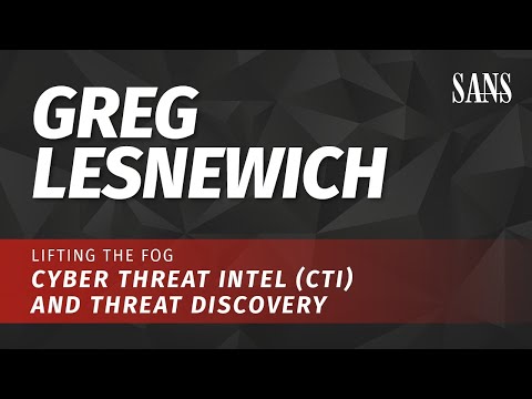 Lifting the Fog: Cyber Threat Intel (CTI) and Threat Discovery