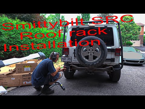 How to install a Smittybilt SRC roof rack.  [2021]    4K
