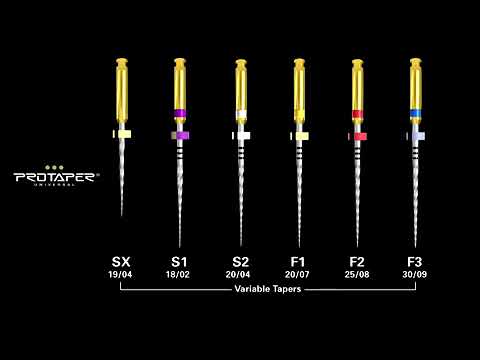 Dentsply Protaper Gold NiTi Rotary Files for endodontics | pinkblue