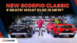 Mahindra Scorpio Classic 2022 | Side-Facing Rear Seats and 9-seater Variant! | CarWale - Video