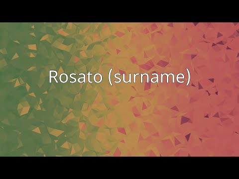 Rosato (surname)