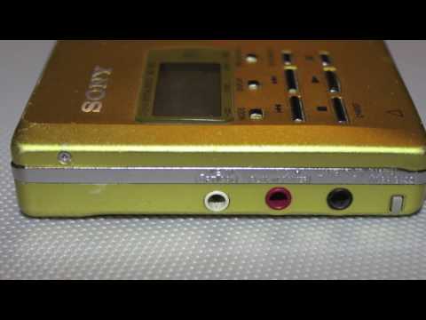 SONY MZ-R55 MINIDISC RECORDER